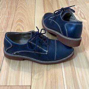 Deer Stags Navy kids Blue Devers 'Oxford Dress Shoes